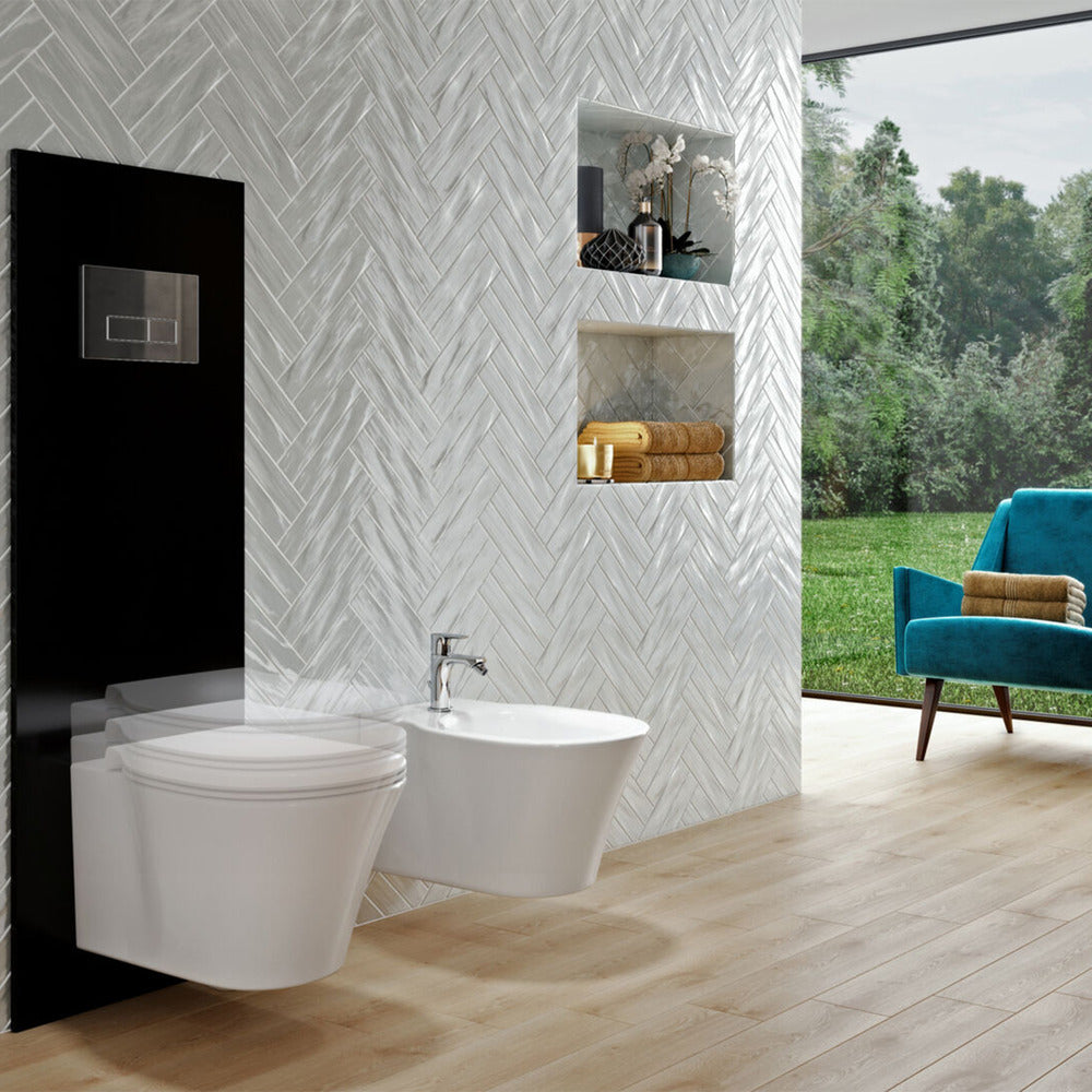 Комплект за WC резервоар с рамка Ideal Standard ProSys и бутона Oleas M2 хром гланц