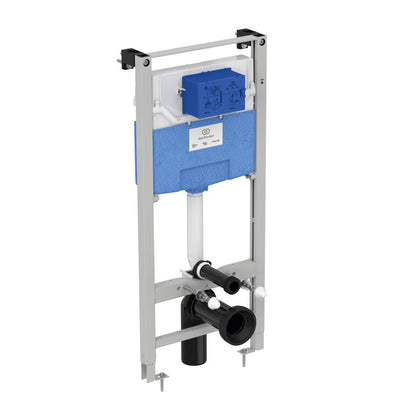 Комплект заде WC с рамка Ideal Standard ProSys и бутон Oleas M3 златно мат