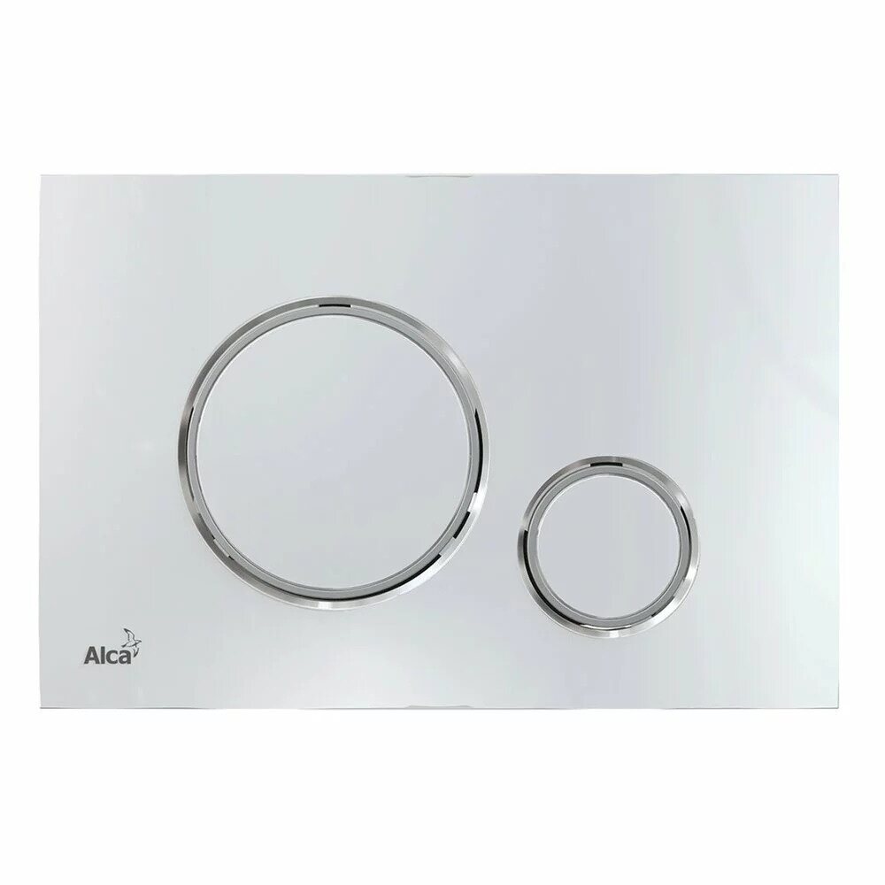 Комплект за вграждане на тоалетна Alca AM101/1120 с бутон Thin M771 хром и тоалетна чиния Rune Jord бяла с капак softclose