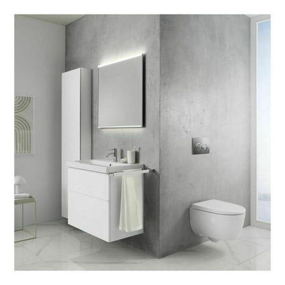 Комплект резервоар за WC с вградена рамка Geberit Duofix с комплект за монтаж и хромирана клавиша Delta20