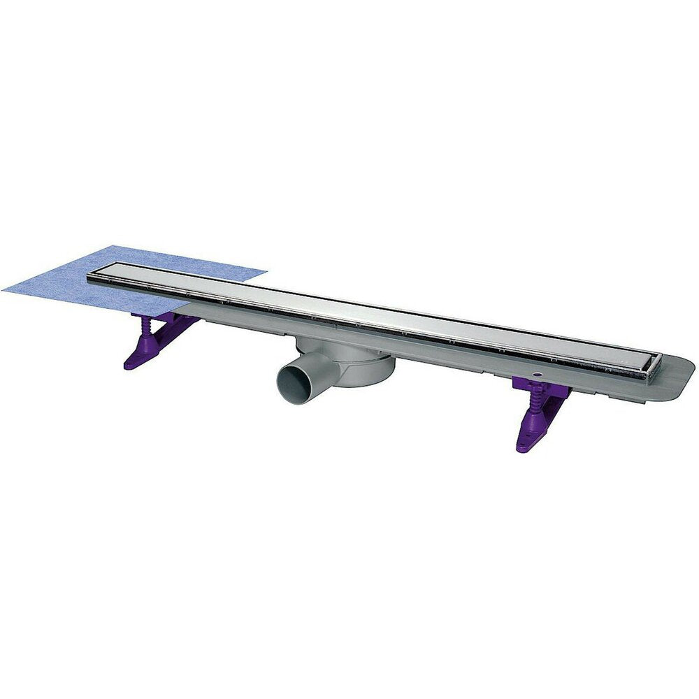 Сет ригола за душ Kessel Linearis Compact с капак от инокс 75 cm