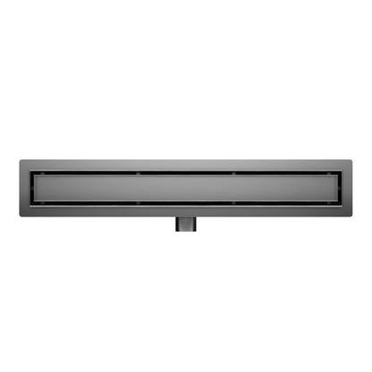 Сет ригола душ плюс капак Balneo Duplex Next покритие Gun Metal 60 cm