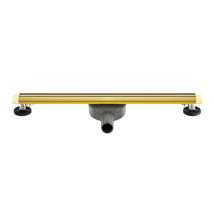 Сет ригола душ плюс капак Balneo Slim & Low ProLine завършващ с лъскаво злато 80 cm