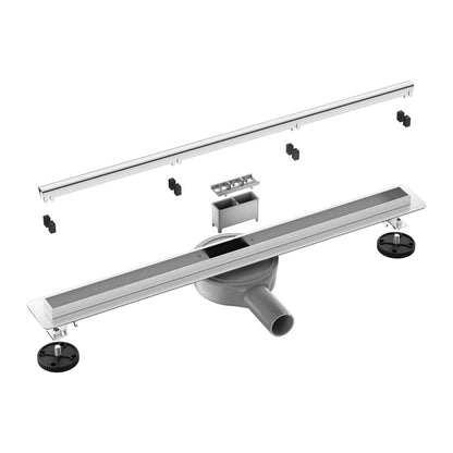 Сет ригола душ плюс капак Balneo Slim & Low ProLine хром 70 cm