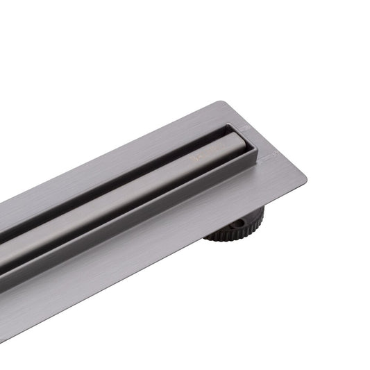 Сет ригола за душ с капак Balneo Slim & Low ProLine покритие Gun Metal 60 cm