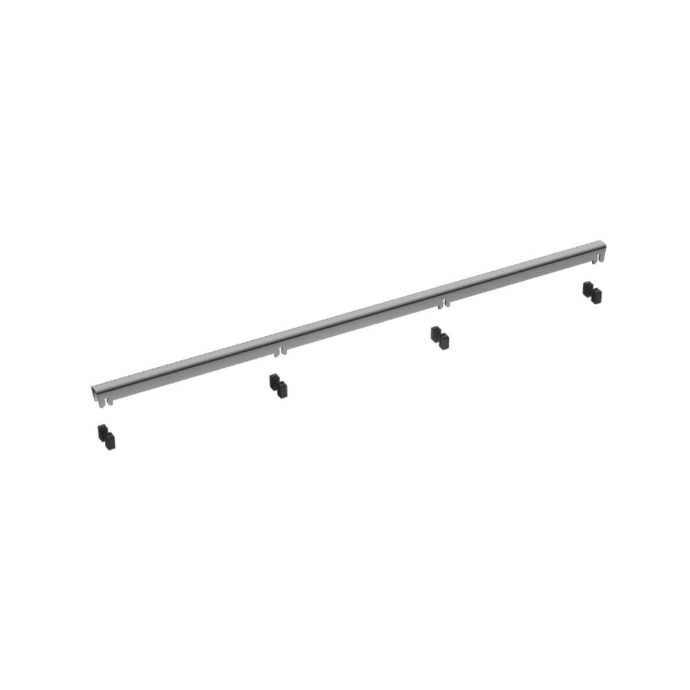 Сет ригола за душ с капак Balneo Slim & Low ProLine покритие Gun Metal 60 cm