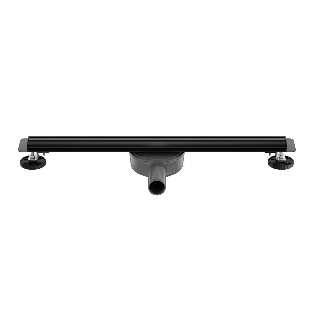 Сет за душ ригола с капак Balneo Slim & Low ProLine матово черно 70 cm