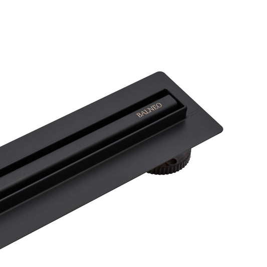 Сет за душ ригола с капак Balneo Slim & Low ProLine матово черно 80 cm
