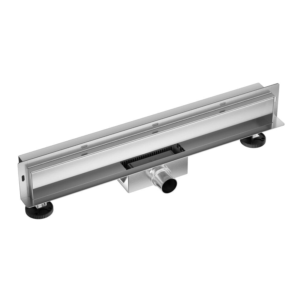 Сет ригола за душ с капак Balneo W-Drain Next инокс 80 cm за стена