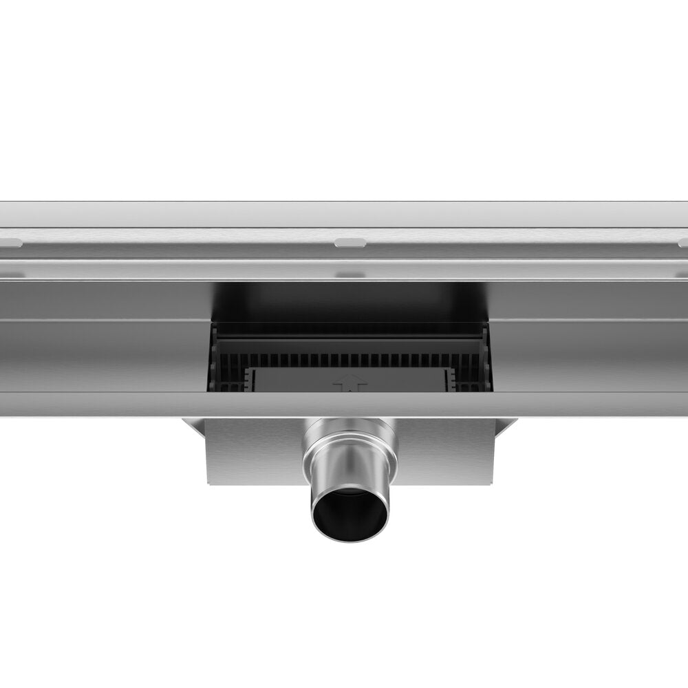 Сет ригола за душ с капак Balneo W-Drain Next инокс 80 cm за стена