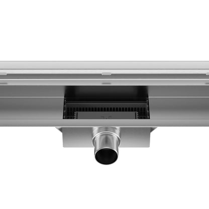 Сет ригола за душ с капак Balneo W-Drain Next инокс 80 cm за стена