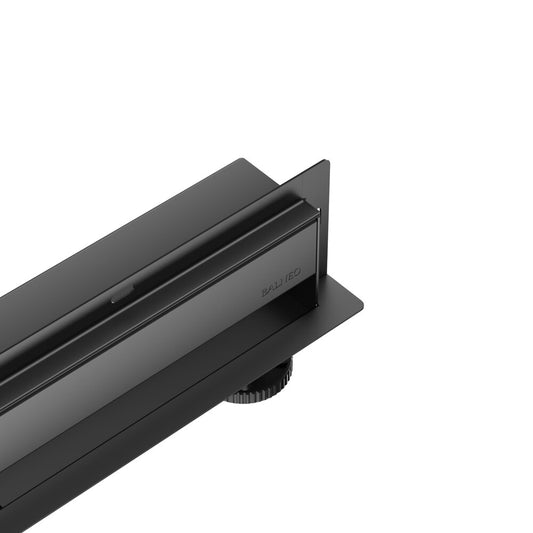 Сет ригола душ плюс капак Balneo W-Drain Next матово черно покритие 70 cm стена