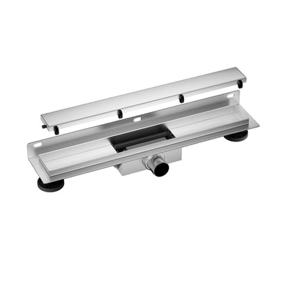 Сет ригола за душ с капак Balneo Wall & Floor Next, инокс 50 cm
