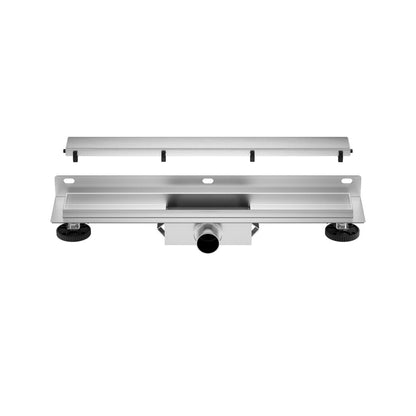 Сет ригола душ плюс капак Balneo Wall & Floor Next финшаж инокс 70 cm