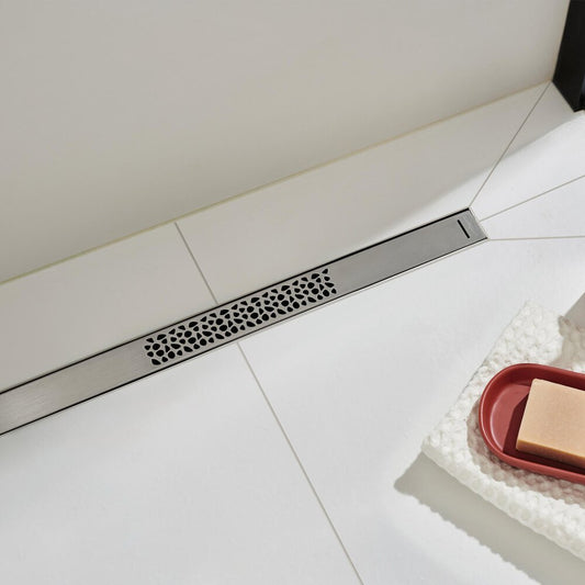 Сет ригола за душ с капак Wirquin So Line инокс 50 cm