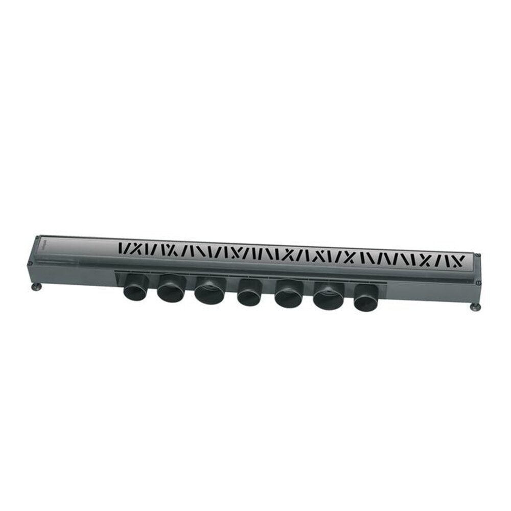 Сет ригола за душ с капак Wirquin Venisio Mikado инокс 80 cm