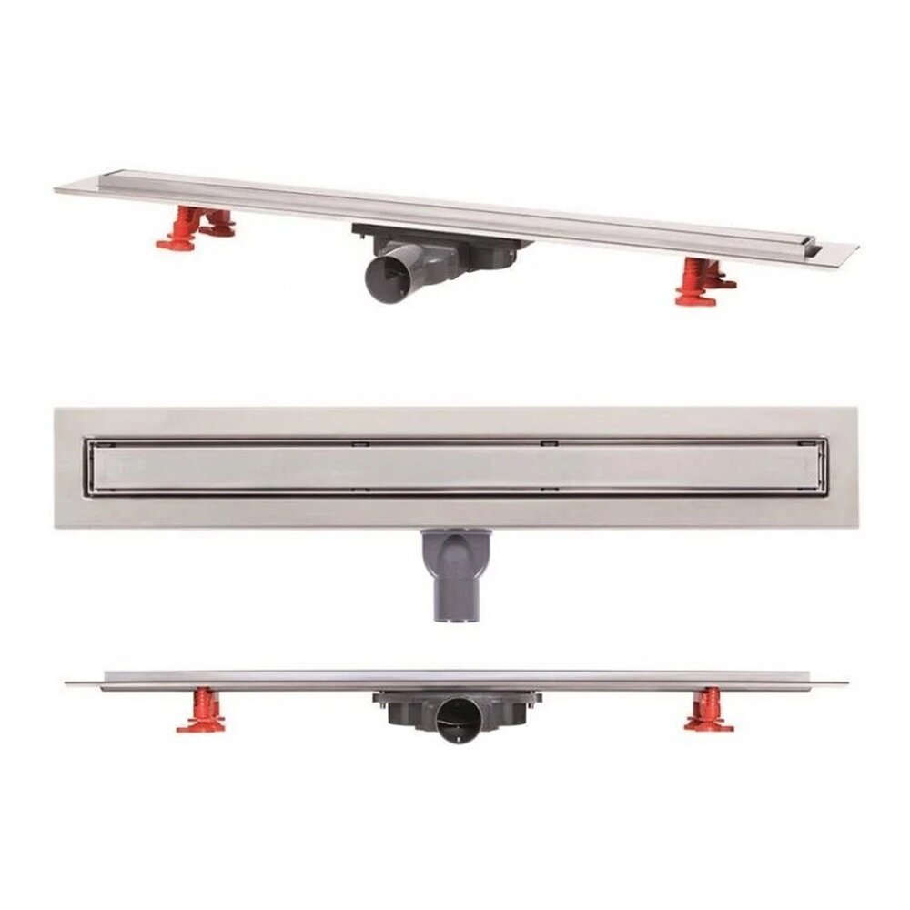 Сет ригола за душ с капак Wirquin Venisio Slim инокс 70 cm
