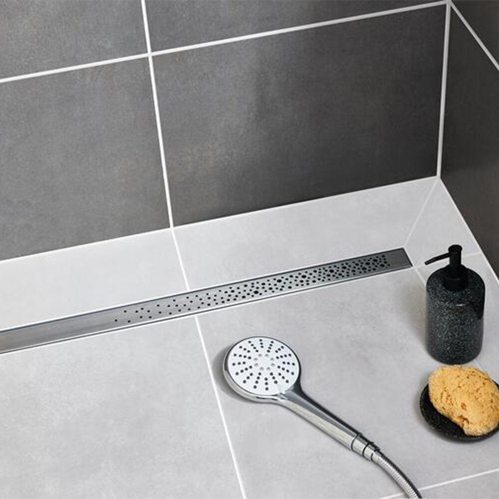 Сет ригола за душ с капак Wirquin Venisio Soda inox 90 cm