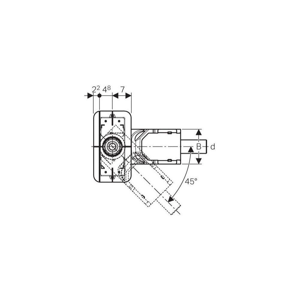 Geberit CleanLine Shower Drain Set 65-90 mm with Glossy Metal Cover 30-90 cm