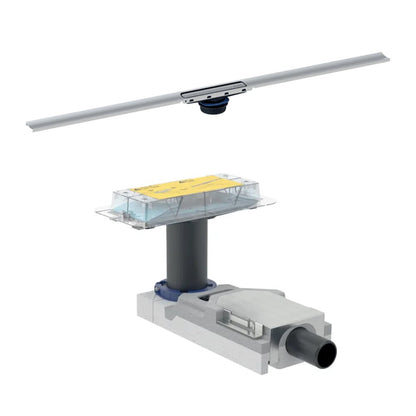 Сет ригола за душ Geberit 65-90 mm с капак CleanLine30 30-90 cm метален лъскав