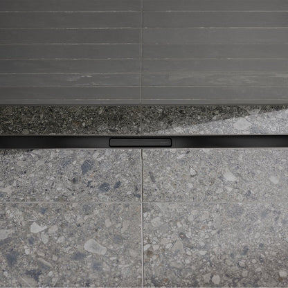 Сет ригола за душ Geberit 65-90 mm плюс капак CleanLine30 30-90 cm метал черен мат
