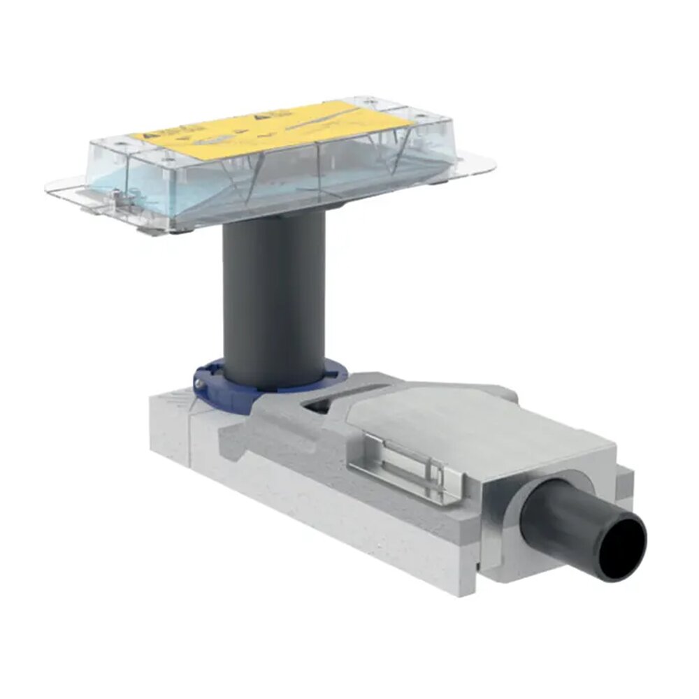 Сет ригола за душ Geberit 65-90 mm плюс капак CleanLine30 30-90 cm метал черен мат