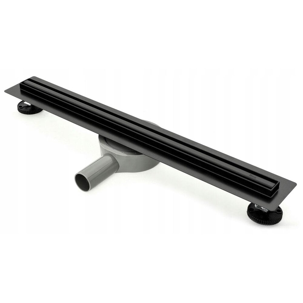 Rea Neo Slim Pro Shower Drain Set with Cover 60 cm Black