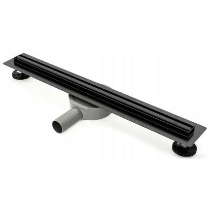 Rea Neo Slim Pro Shower Drain Set with Cover 60 cm Black