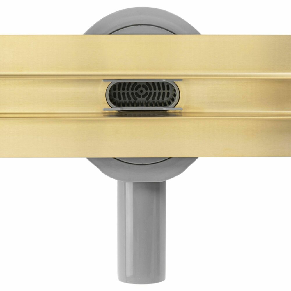 Shower channel set with gold cover Rea Neox Slim Pro 70 cm