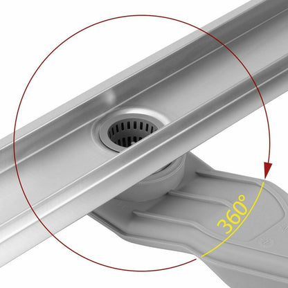 Сет за душ с капак от инокс Rea Neox Superflow 70 см