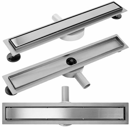 Комплект за душ с капак от инокс Rea Pure Neo Pro Nickel 60 см