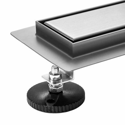 Комплект за душ с капак от инокс Rea Pure Neo Pro Nickel 60 см