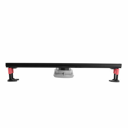 Shower channel set with black cover Rea Neox Superflow 60 cm