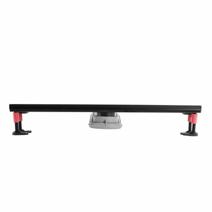 Shower channel set with black cover Rea Neox Superflow 80 cm
