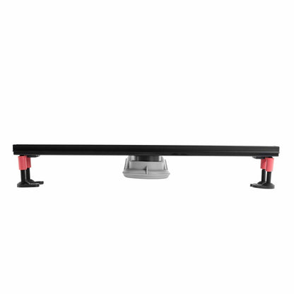 Shower channel set with black cover Rea Neox Superflow 90 cm