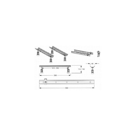 Универсален комплект за фиксиране на вана Ideal Standard