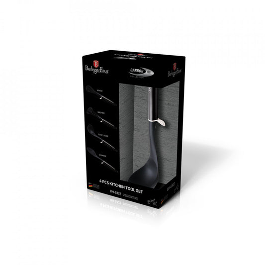 Комплект кухненски принадлежности (4 части) Metallic Line Carbon Pro Edition Berlinger Haus BH 6322
