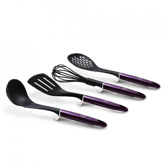 Комплект кухненски принадлежности (4 части) Metallic Line Royal Purple Edition Berlinger Haus BH 6240