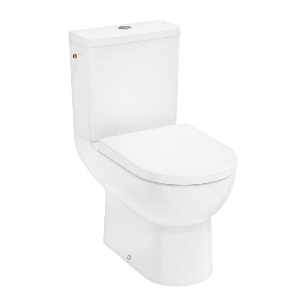 Сет тоалетна чиния на пода Hansgrohe GladeLake S rimless с резервоар и капак softclose бял гланц