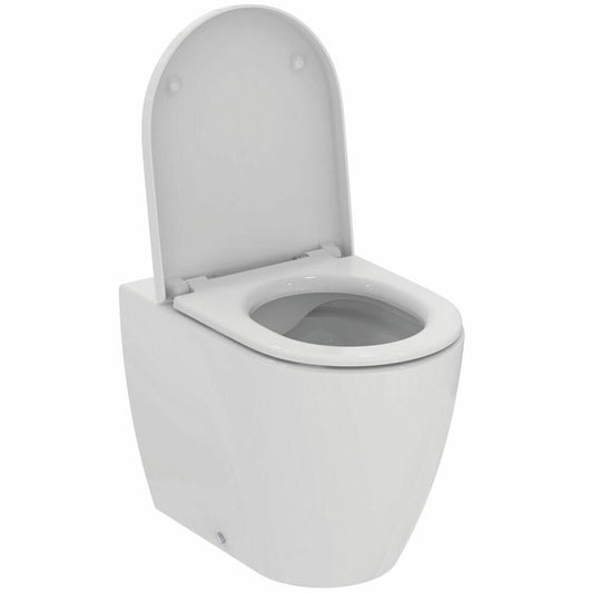 Комплект за подов монтаж WC Ideal Standard Ellisse безрамков с меко затварящ капак бял