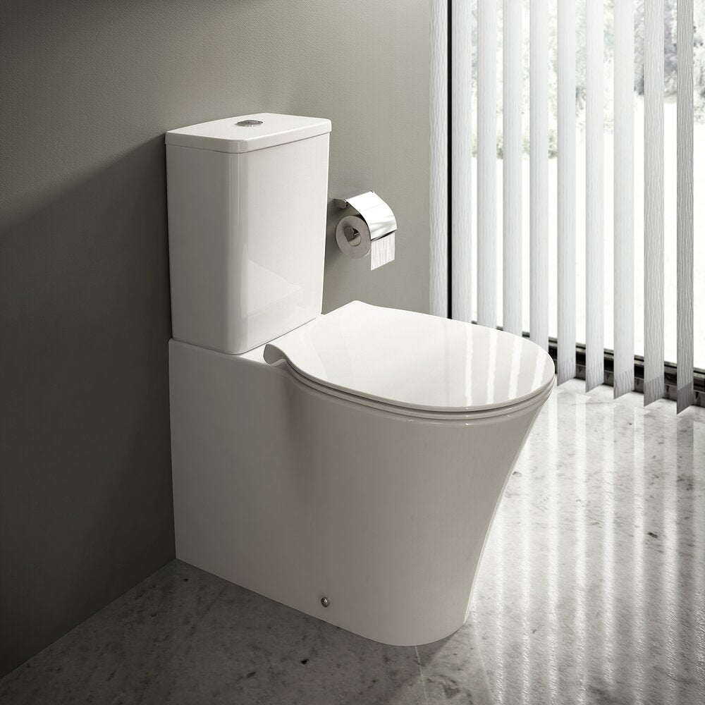 Ideal Standard Connect Air AquaBlade Floor-Mounted WC Set with Soft-Close Seat and Tank