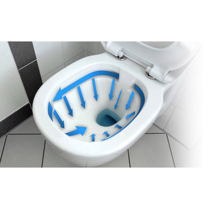Wall-Hung Toilet and Bidet Set Rea Carlo Mini Rimless with Soft-Close Seat