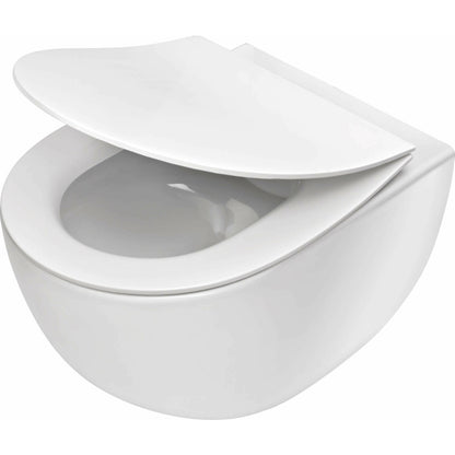 Deante Peonia Zero Wall-Hung Toilet Set with Softclose Seat White