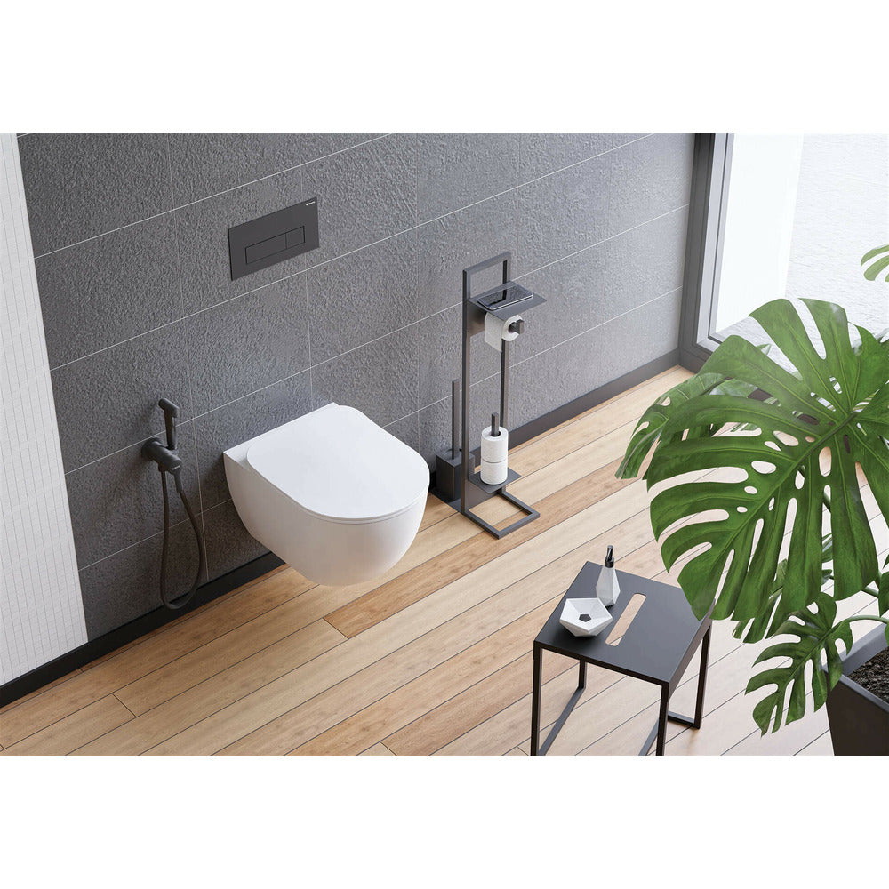 Deante Peonia Zero Wall-Hung Toilet Set with Softclose Seat White