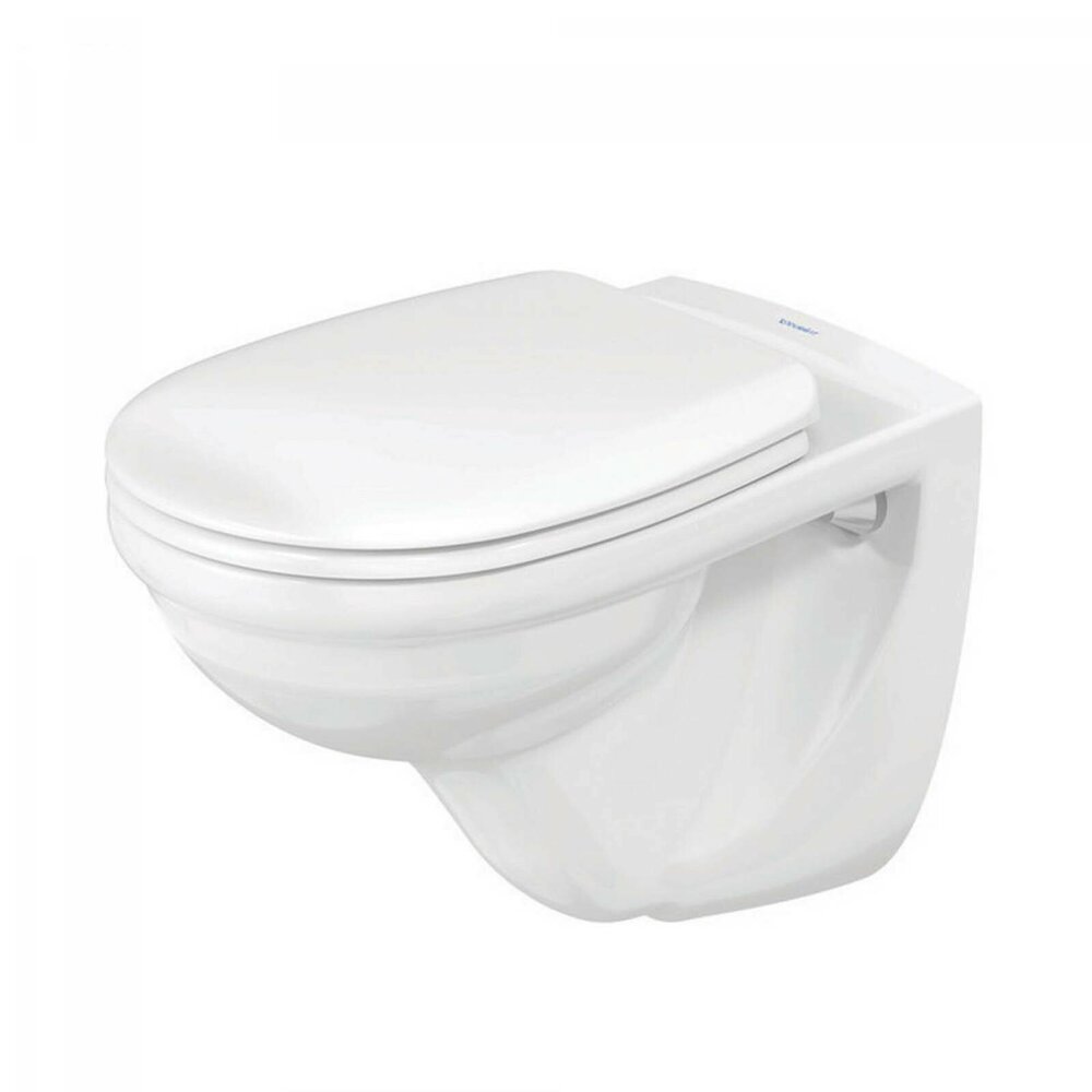 Duravit D-CODE Basic Wall-Hung Toilet Set with Soft-Close Seat