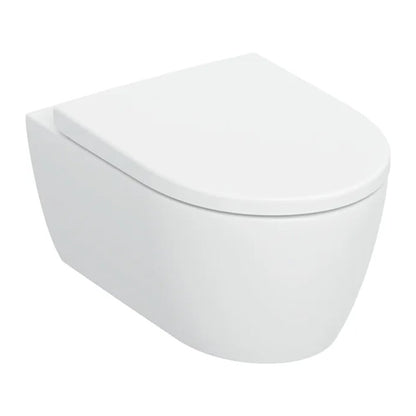 Комплект окачен WC Geberit iCon TurboFlush с капак softclose бял мат