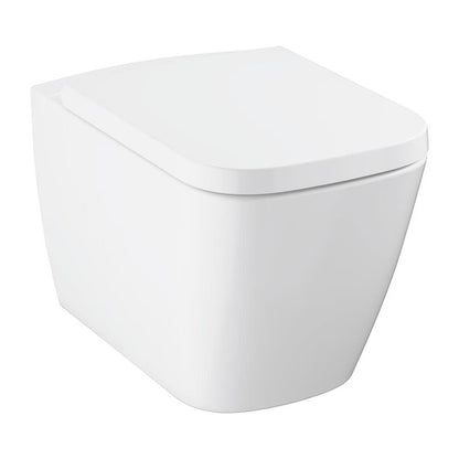 Сет тоалетна чиния Grohe BauEdge rimless с капак softclose бял гланц