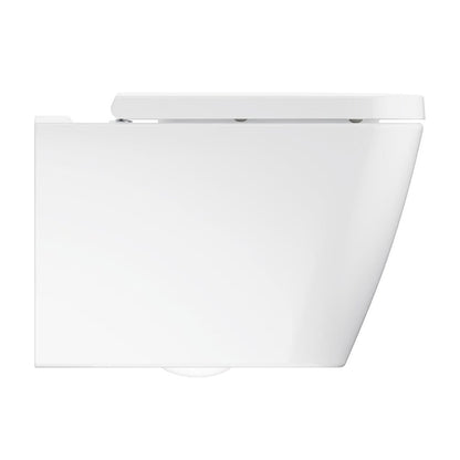 Сет тоалетна чиния Grohe BauEdge rimless с капак softclose бял гланц