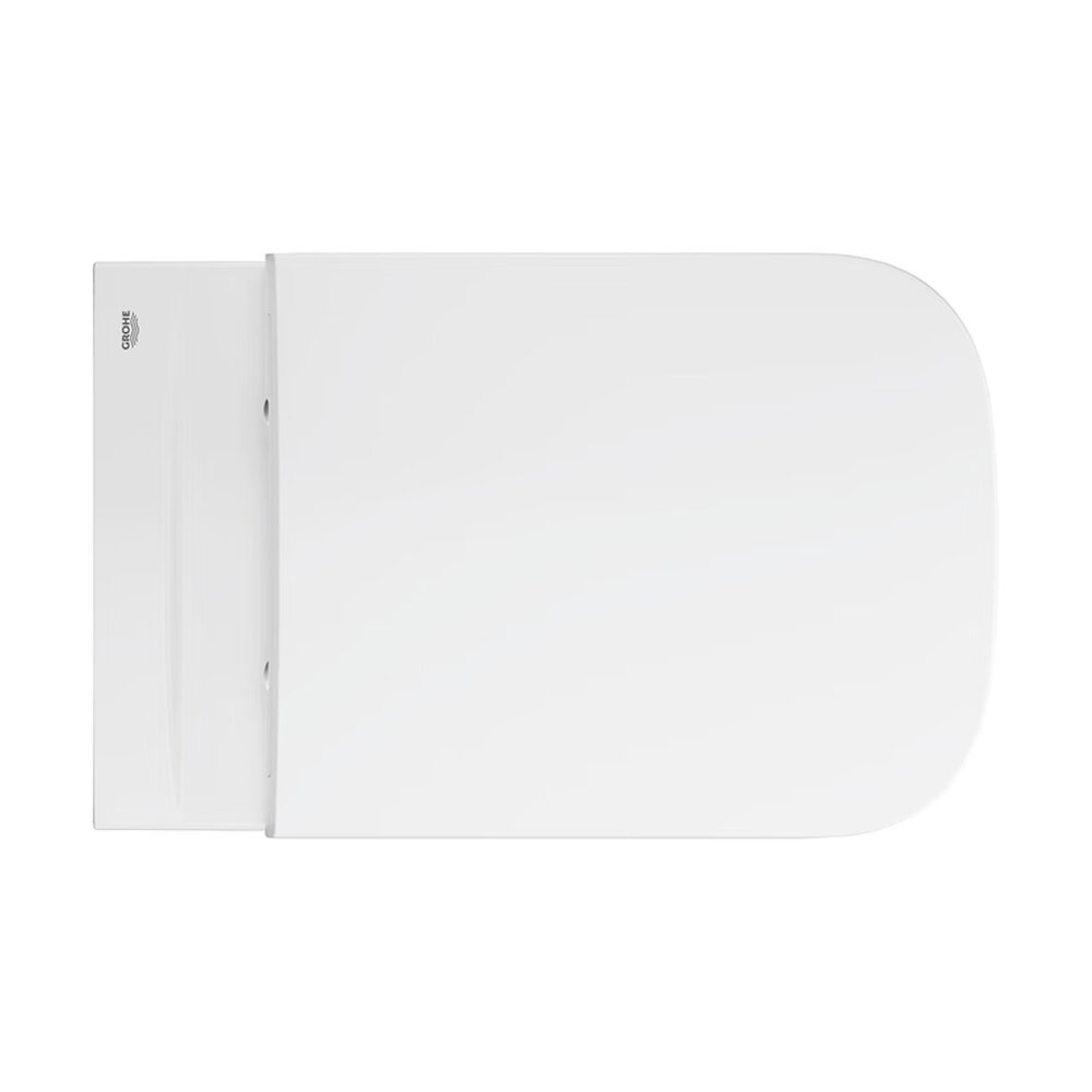 Сет тоалетна чиния Grohe BauEdge rimless с капак softclose бял гланц