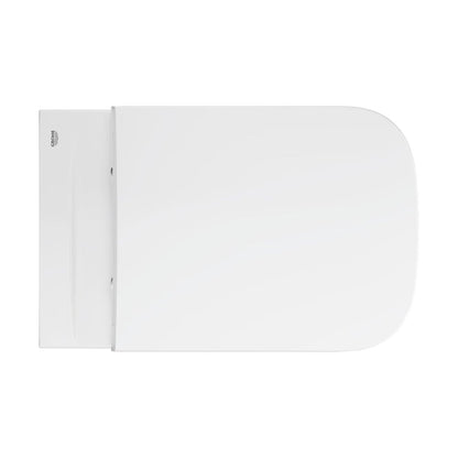 Сет тоалетна чиния Grohe BauEdge rimless с капак softclose бял гланц